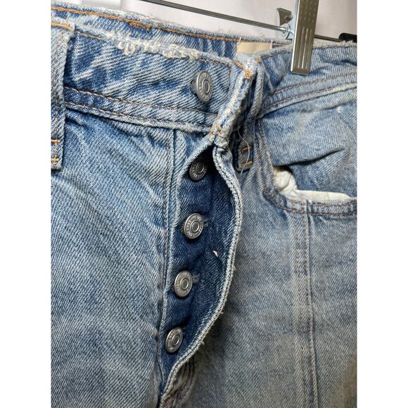 NWOT We the Free Denim Skirt - Women Size 25 - Blue - Picture 7 of 9